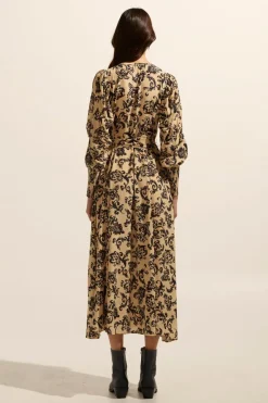 Tangent Dress-Ochre Floral|zoe kratzmann Online