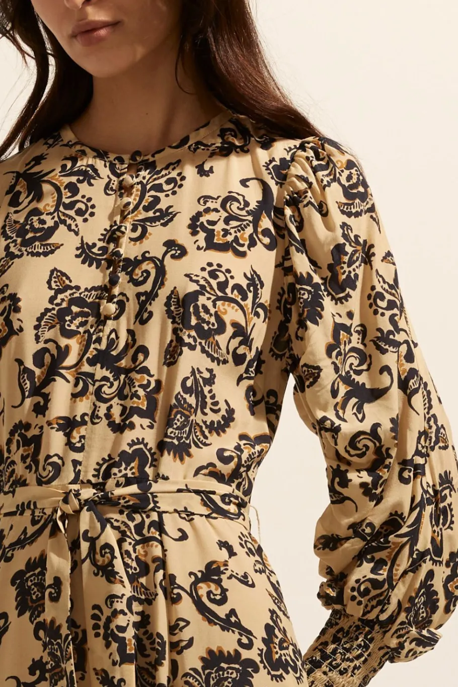Tangent Dress-Ochre Floral|zoe kratzmann Online
