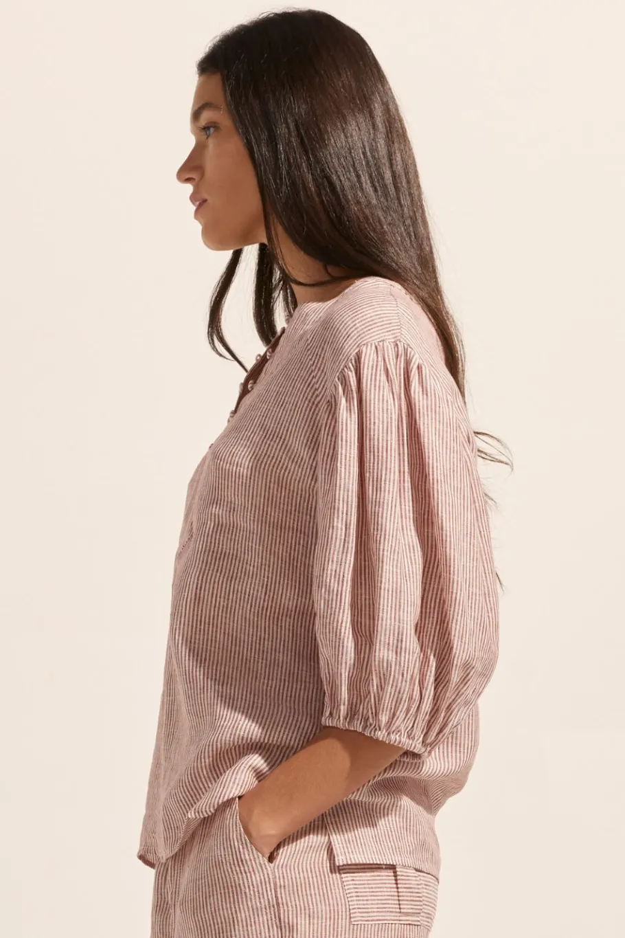 Theme Top-Ginger Stripe|zoe kratzmann Online
