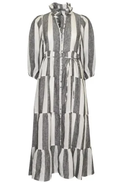 Toast Dress-Black Wide Stripe|zoe kratzmann New