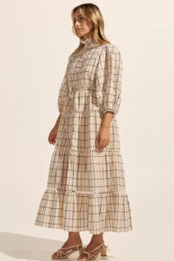 Toast Dress-Ivory Check|zoe kratzmann Clearance