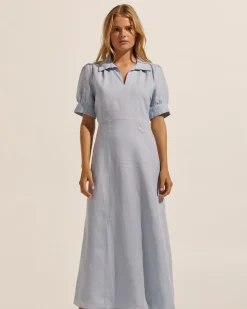 Trace Dress-Sky|zoe kratzmann