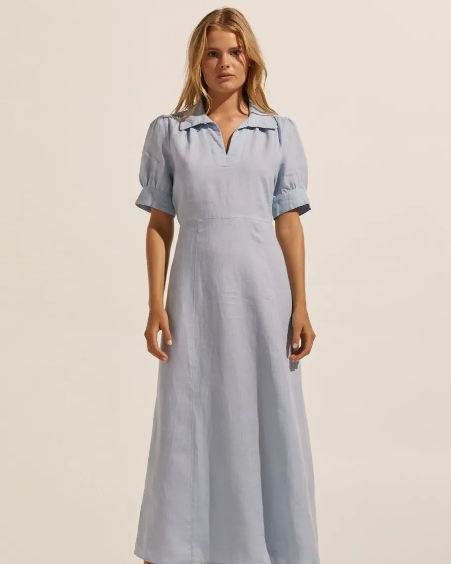 Trace Dress-Sky|zoe kratzmann