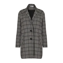 Transit Coat-Black Check|zoe kratzmann Outlet