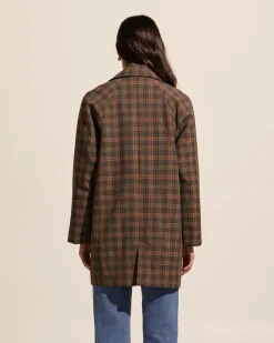 Transit Coat-Toasted Check|zoe kratzmann New
