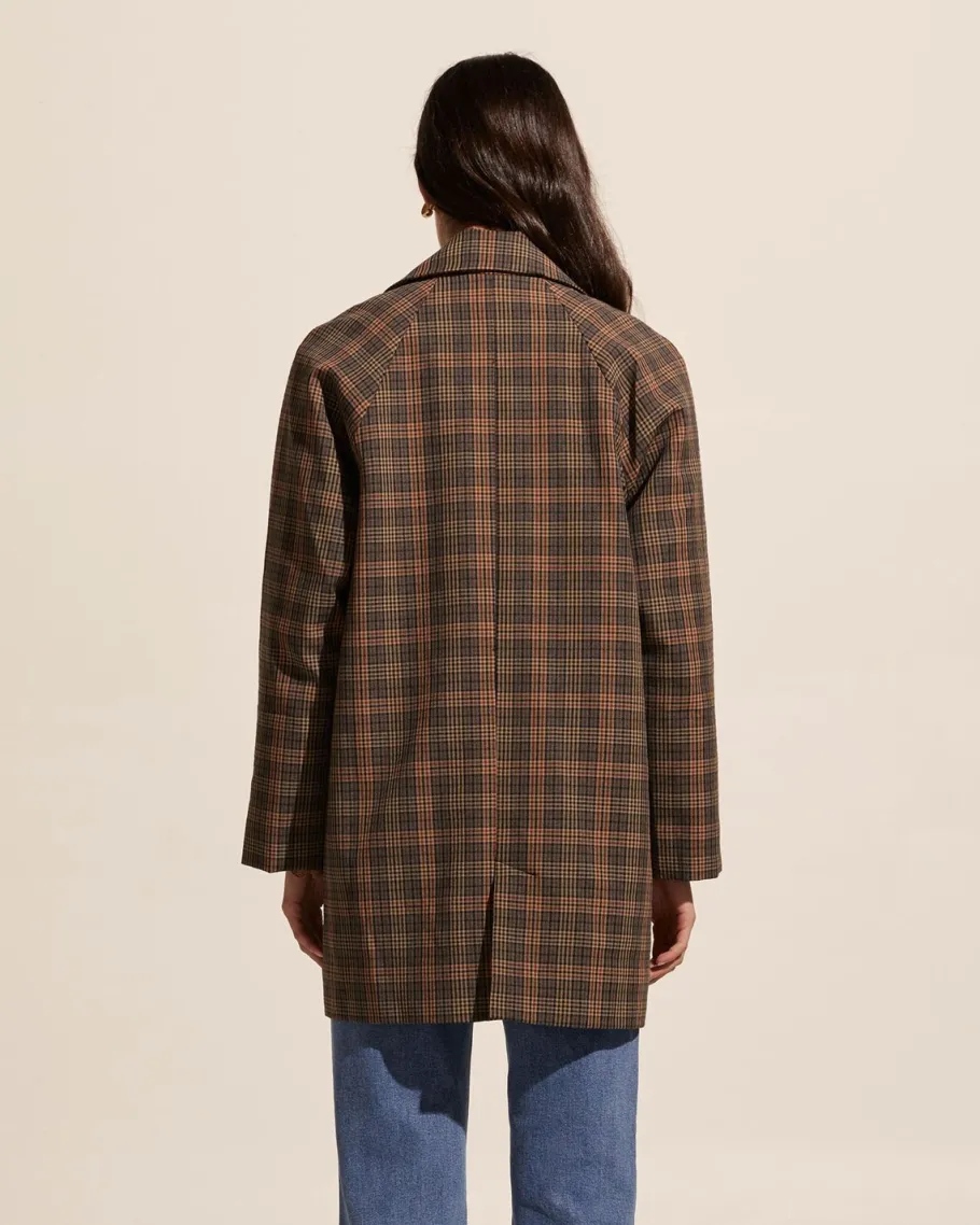Transit Coat-Toasted Check|zoe kratzmann New