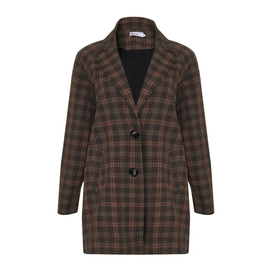 Transit Coat-Toasted Check|zoe kratzmann New
