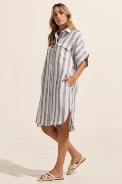 Troppo Dress-Wide Ocean|zoe kratzmann Clearance