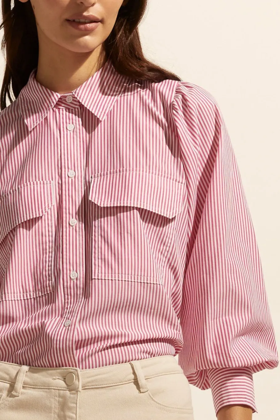 Underpin Top-Magenta Stripe|zoe kratzmann