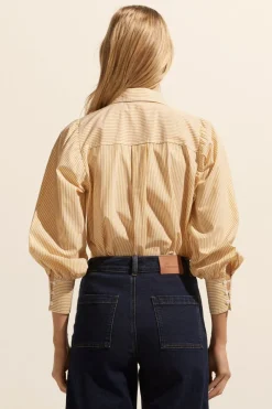 Underpin Top-Ochre Stripe|zoe kratzmann Discount