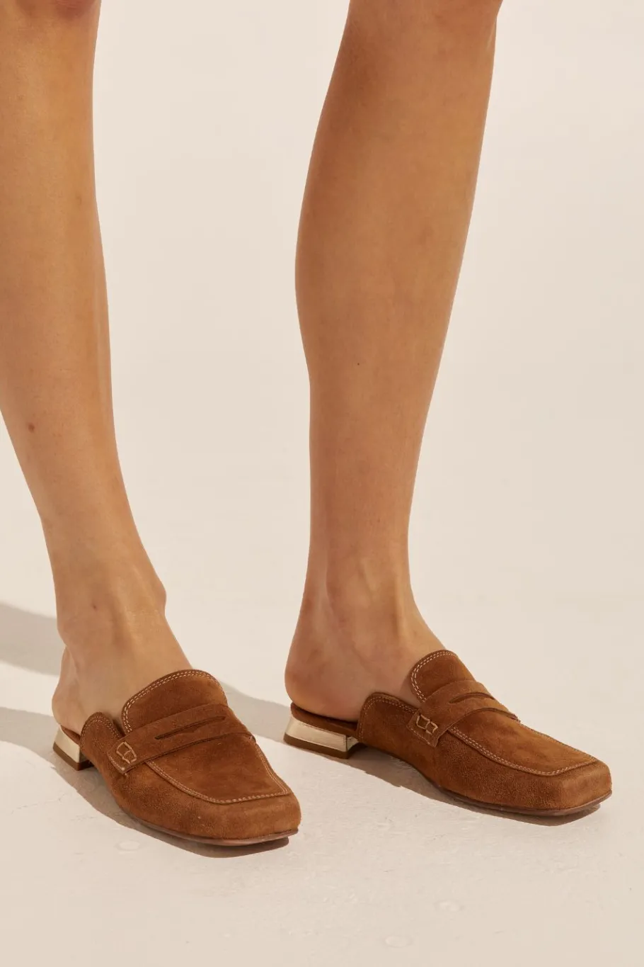 Unlock Loafer-Whiskey Suede|zoe kratzmann