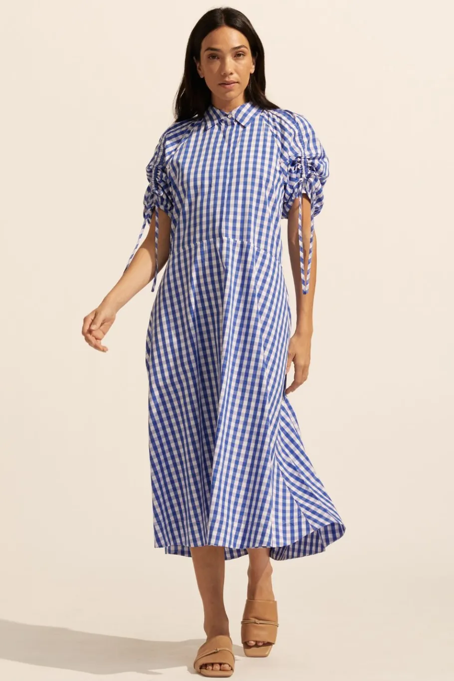Urge Dress-Azure Gingham Check|zoe kratzmann Best