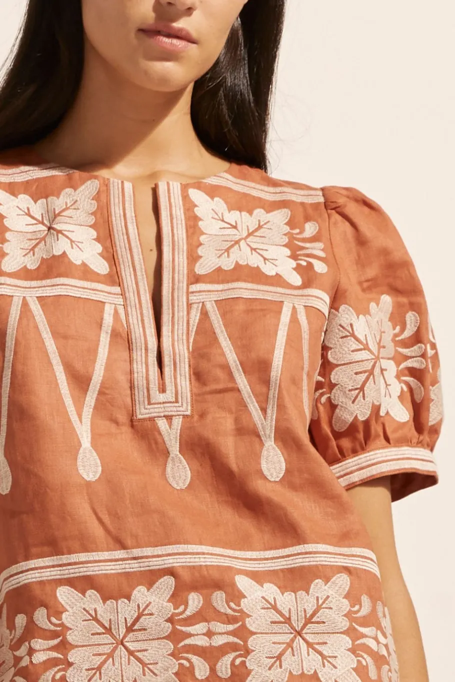 Venture Top-Ginger Embroid|zoe kratzmann Hot