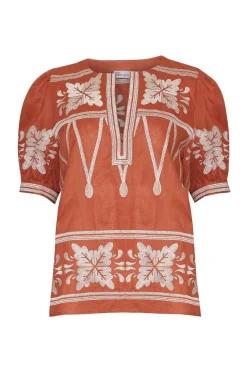 Venture Top-Ginger Embroid|zoe kratzmann Hot