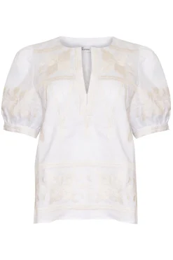 Venture Top-Porcelain Embroid|zoe kratzmann New