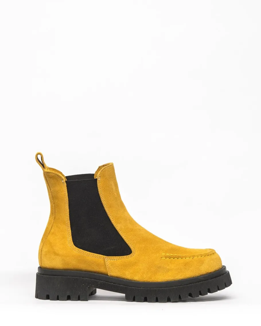 Vixen Boot-Mustard Suede|zoe kratzmann Best